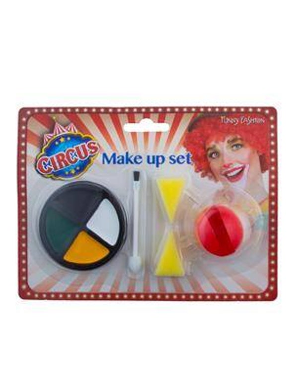Set de maquillage clown 4pcs