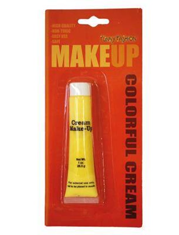 Tube de maquillage jaune