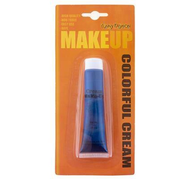 Tube de maquillage bleu