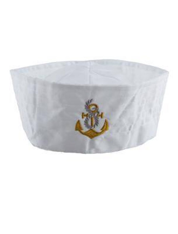 Chapeau marin blanc