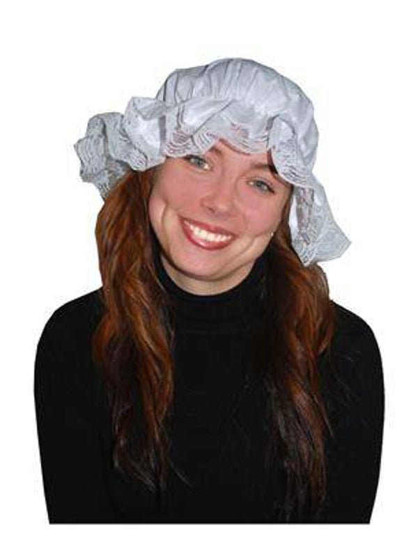 Bonnet de nuit blanc