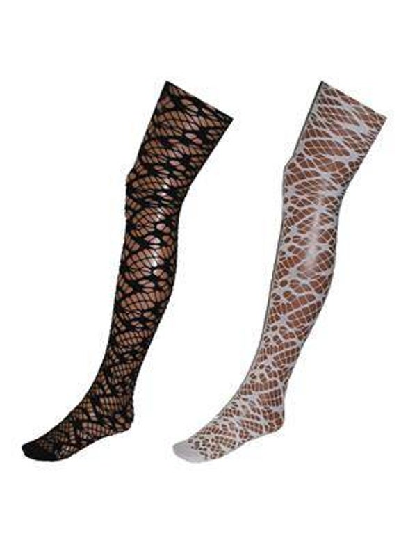 Collant dentelle 2 couleurs