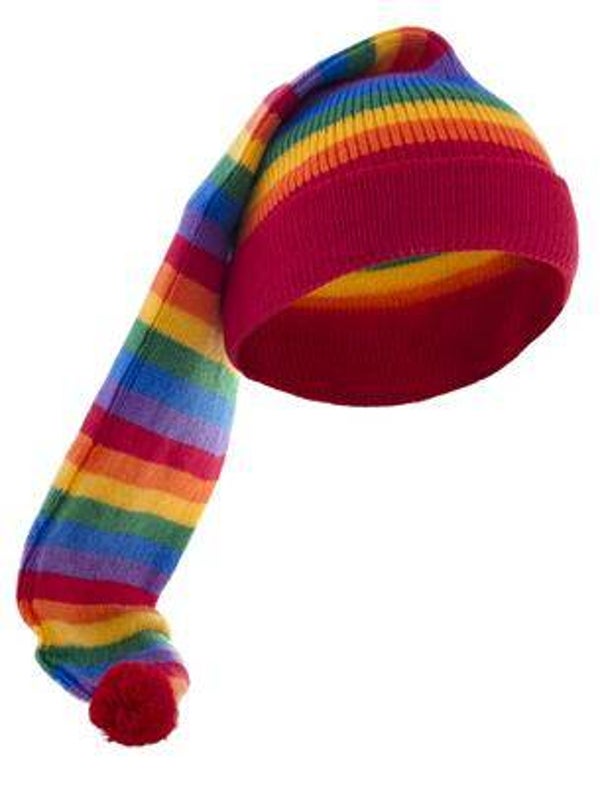 Bonnet de nuit arc-en-ciel