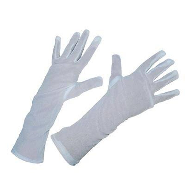 Gants 33 cm blanc