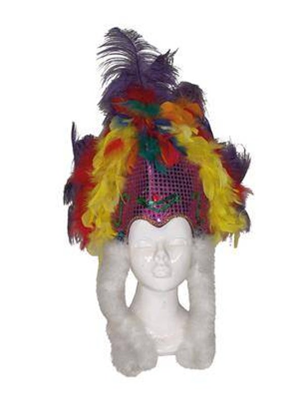 Diadème avec plumes