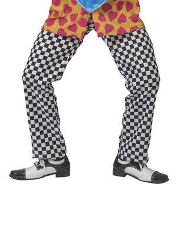 Pantalon carreaux noir blanc