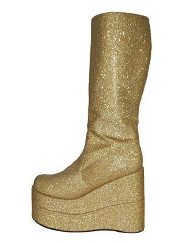 Bottes d'or disco longues 4 tailles