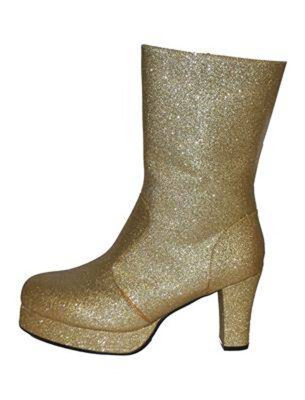 Bottes d'or disco demi-longues 4 tailles