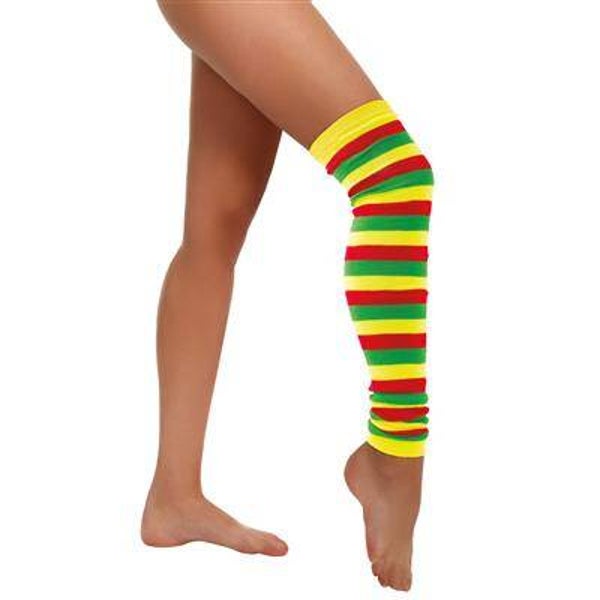 Jambières vert jaune rouge 70 cm