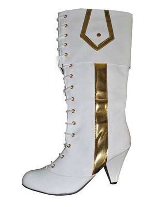 Bottes blanc avec or 4 tailles