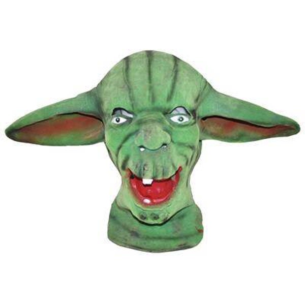 Masque etre extra-terrestre vert