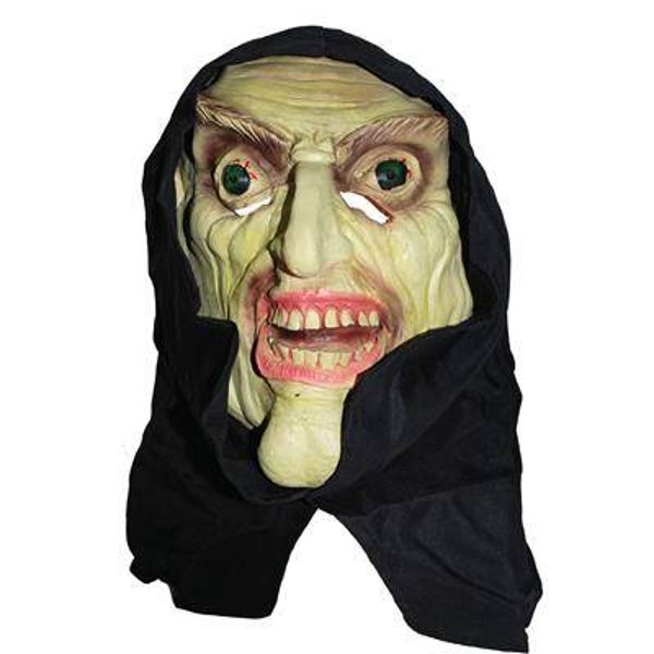 Masque sorcière avec cagoule 01