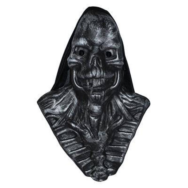 Masque crâne avec poitrine et cagoule