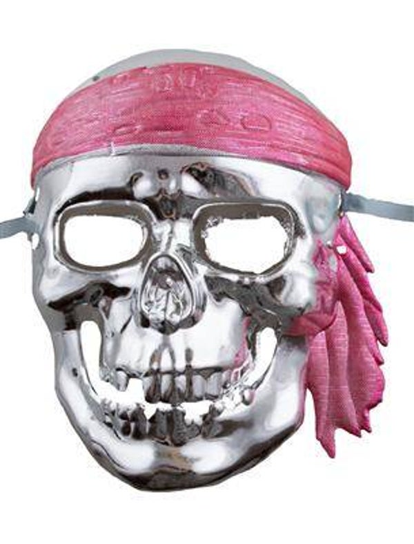 Masque pirate argent
