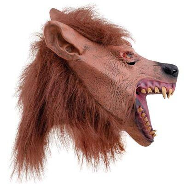 Masque latex loup