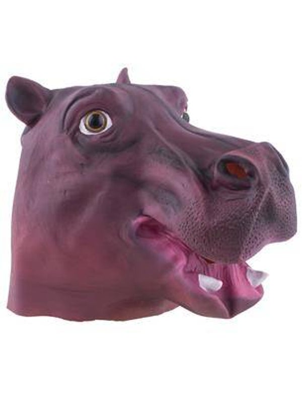 Masque latex hippopotame