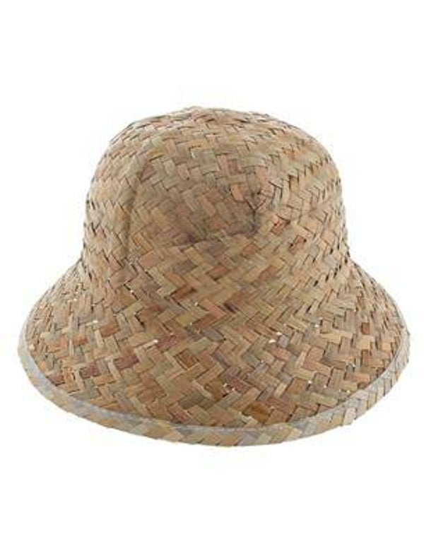 Chapeau colonial en paille