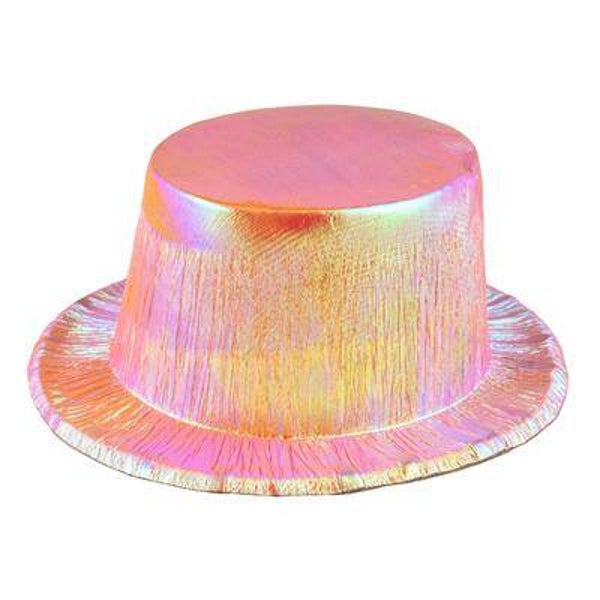 Chapeau haut de forme rose 01