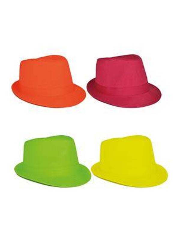 Chapeau néon 4 couleurs