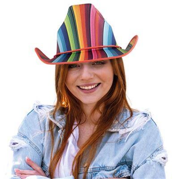 Chapeau de cowboy arc-en-ciel rainbow