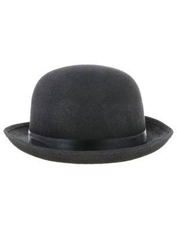 Chapeau melon enfant 55 cm noir