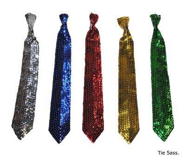 Cravatte paillettes 5 Ass
