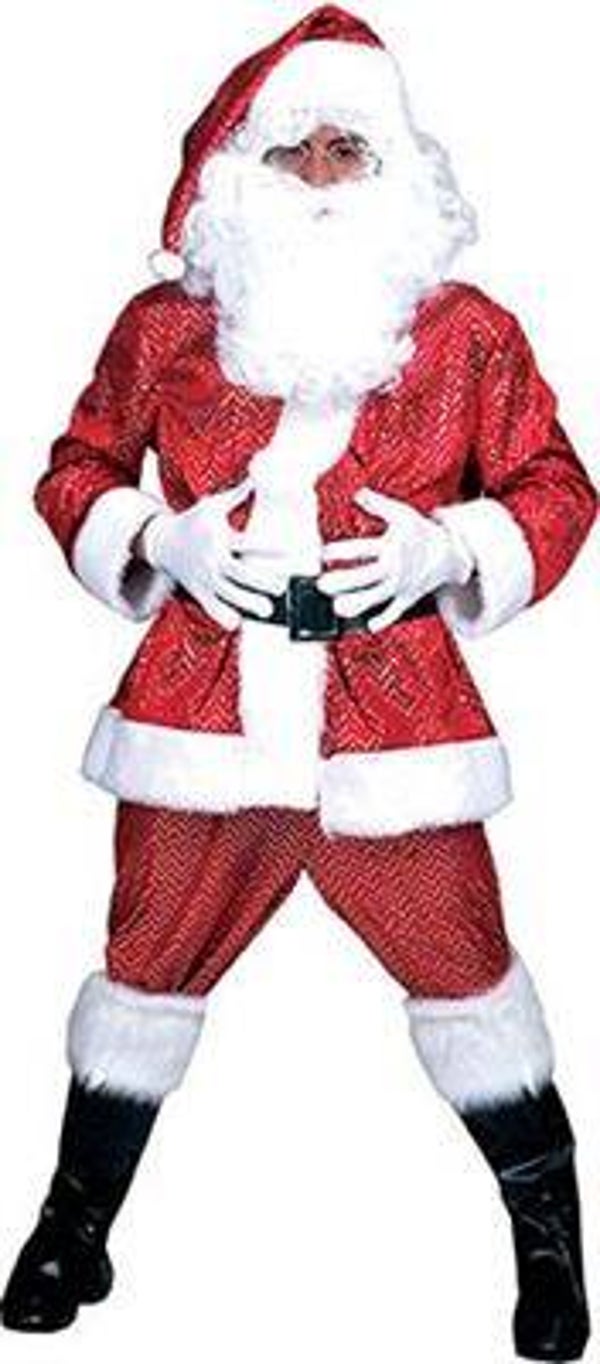 Père noël paillettes