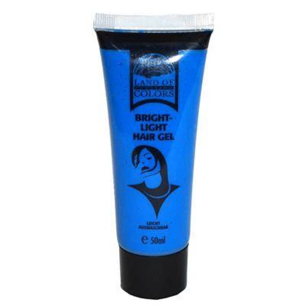 Gel pour cheveux bleu