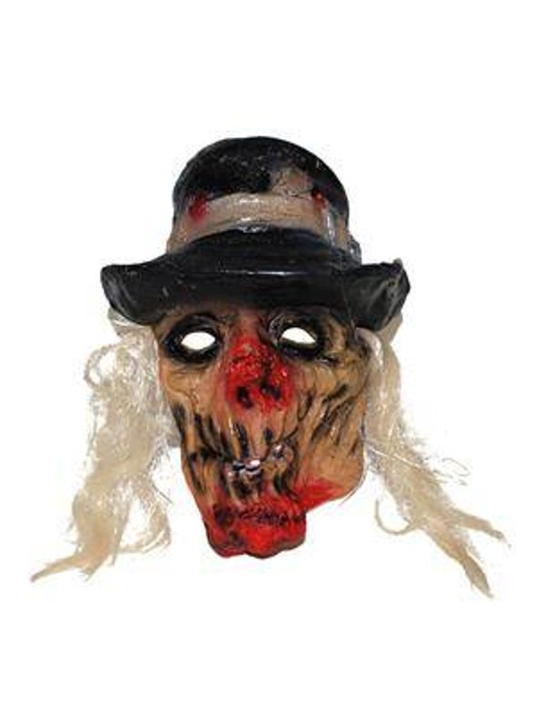 Masque zombie avec cheveux