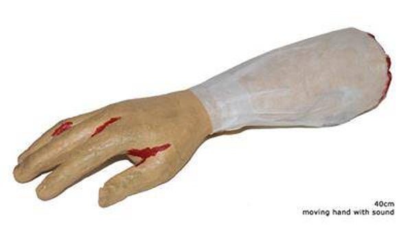 Bras coupé avec le mouvement et le son
