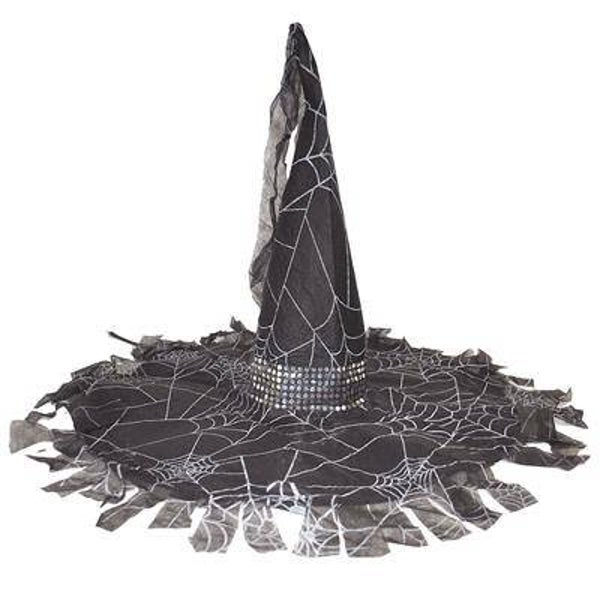 Chapeau sorcière taile d'araignée 60 cm