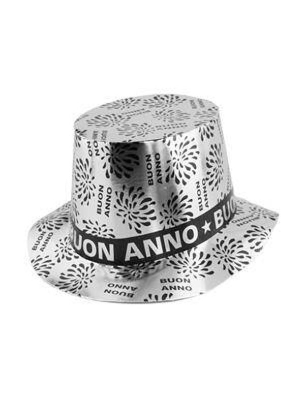 Chapeau haut de forme argent