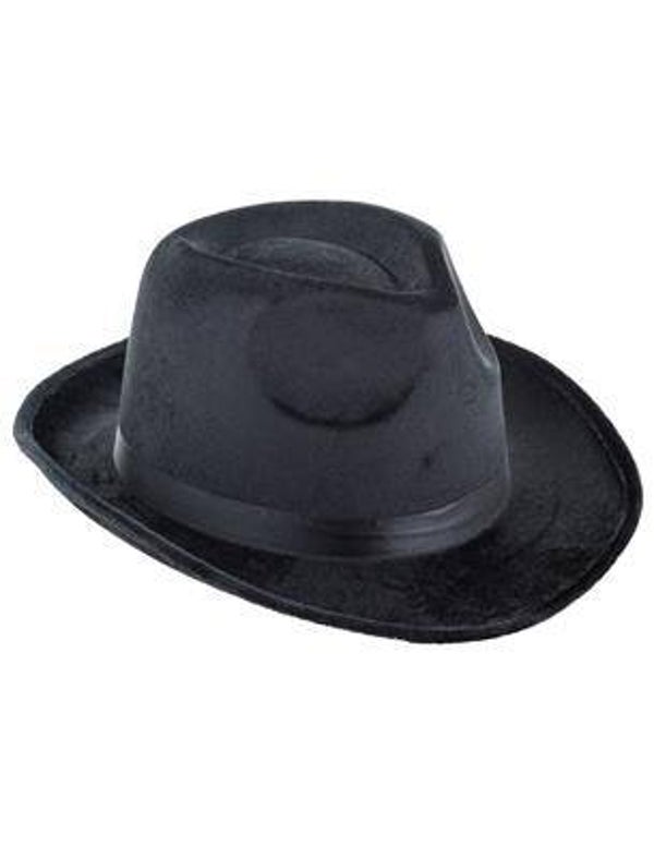 Chapeau Al Capone noir