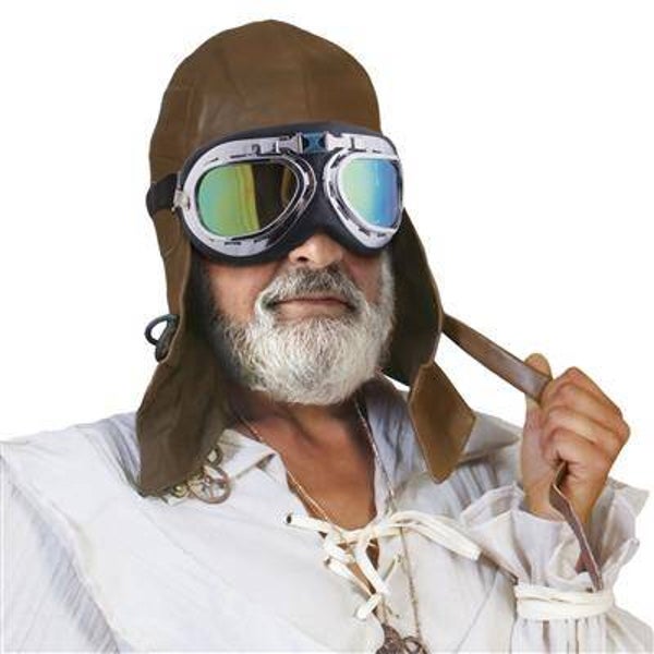 Lunettes pilote rétro argent