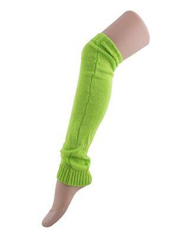 Jambières tricotées vert 60 cm