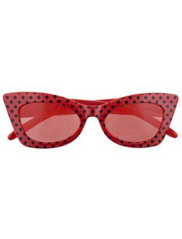 Lunettes rock 'n roll rouge