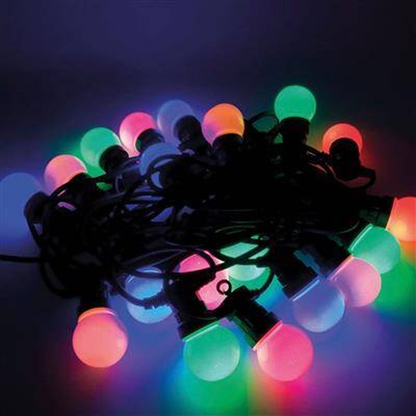12,5m cordon du lumière avec 20 led multi-color