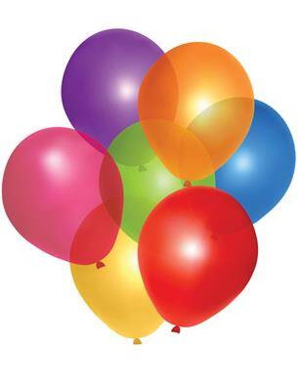 100 ballons 12" multicolore