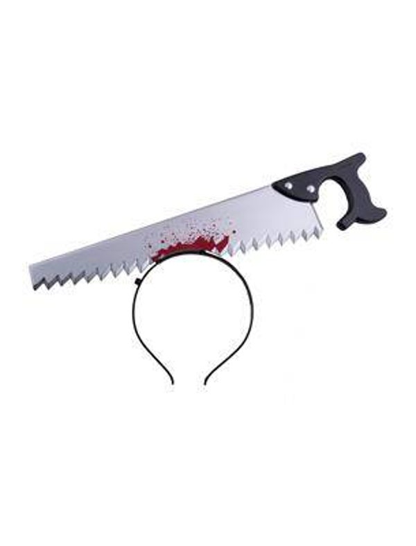 Serre-tête scie dans la tête ensanglantée