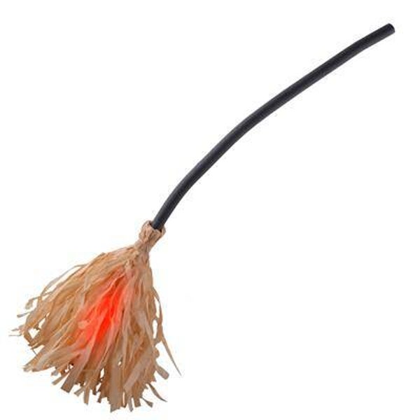 Balai sorcière avec son lumière et mouvement