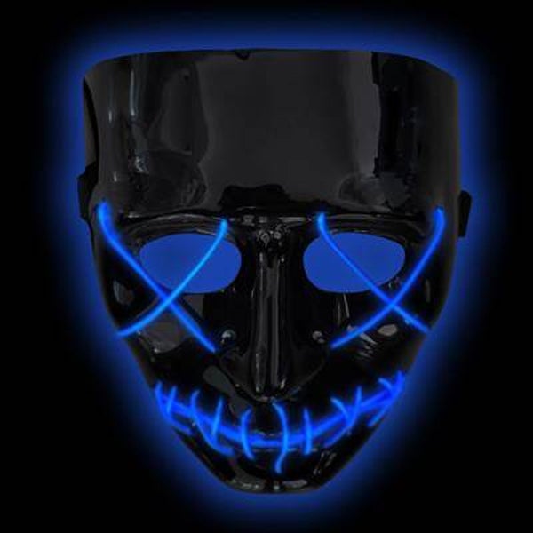 Masque scary avec lumière