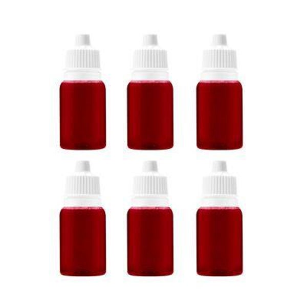 6 bouteilles faux sang