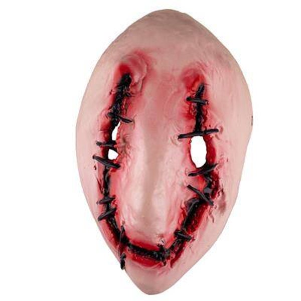 Masque visage blanc cousu