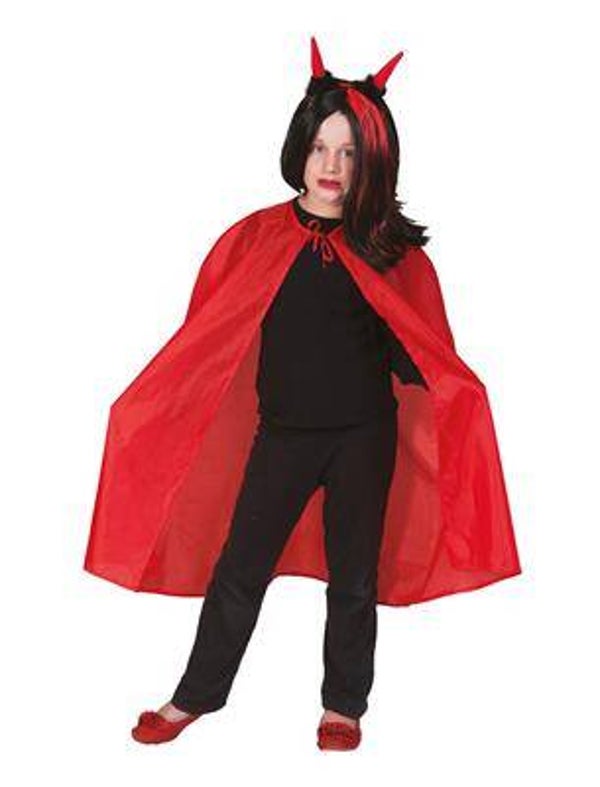 Cape nylon rouge enfant