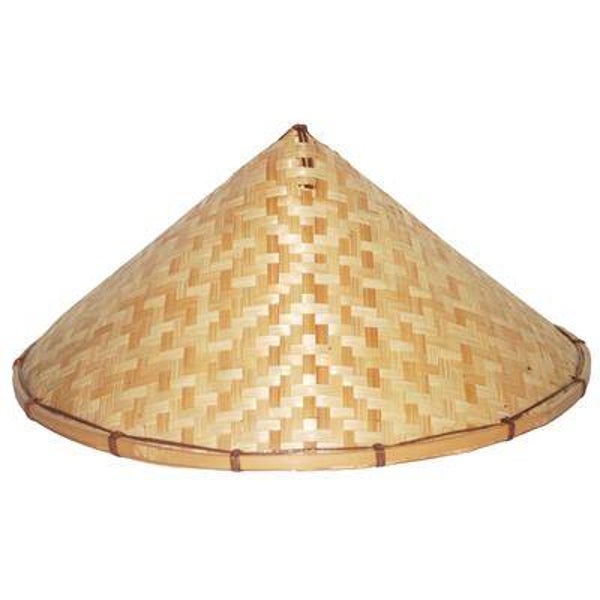 Chapeau chinois bambou 30 cm