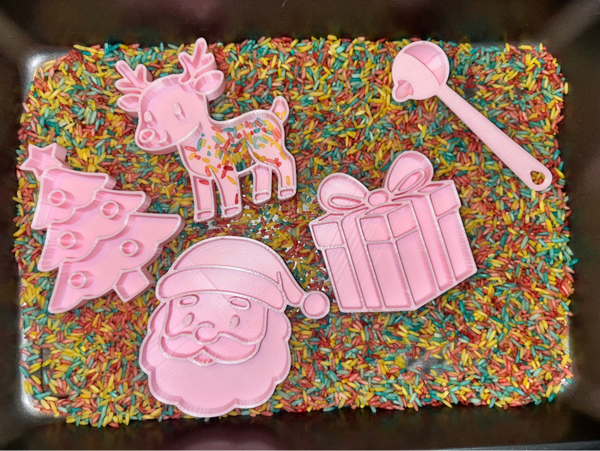 Sensorisch speelset kerst