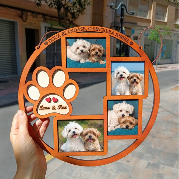 Marco de fotos personalizado para mascotas | Regalo para amantes de los animales