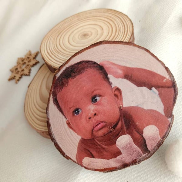 Adorno con Foto Personalizada • Decoración de Madera • Regalo para Abuelos