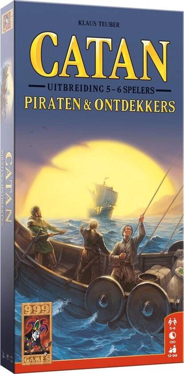 999 Games Catan Piraten & Ontdekkers 5-6 Spelers | Uitbreiding
