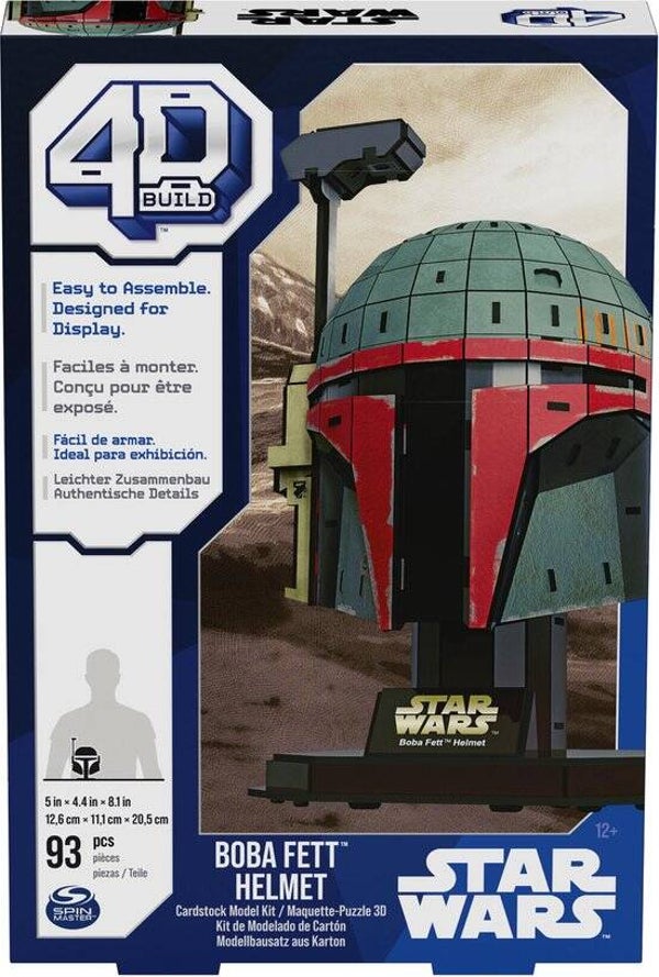 4D Build Star Wars Boba Fett | 3D Puzzel | 93 Stuks | Kartonnen Bouwpakket